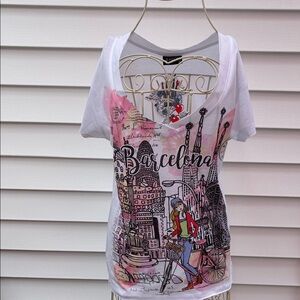 Barcelona Graphic Short Sleeve Tee
